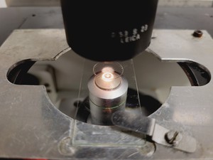 Thumbnail image of Leica DM IRB Inverted Microscope, Incubation Chamber, EBQ 100 & Hot Air Blower