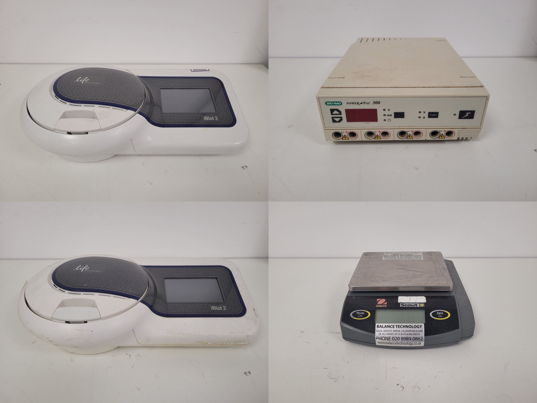 Image of Mixed Job Lot of Laboratory Equipment - Fisher Scientific, Jenway, Grant, Techne