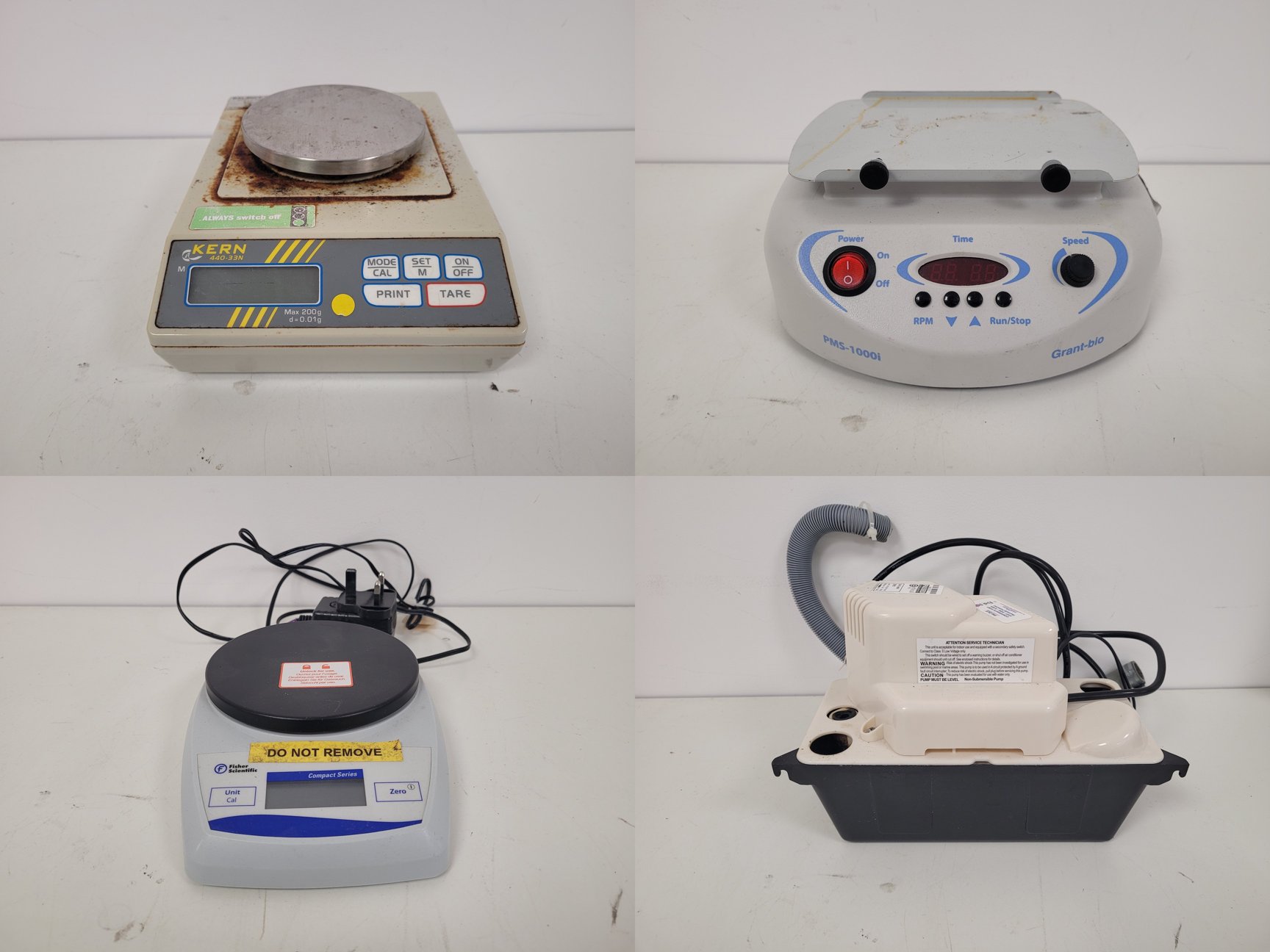 Image of Mixed Job Lot of Laboratory Equipment - Fisher Scientific, Jenway, Grant, Techne