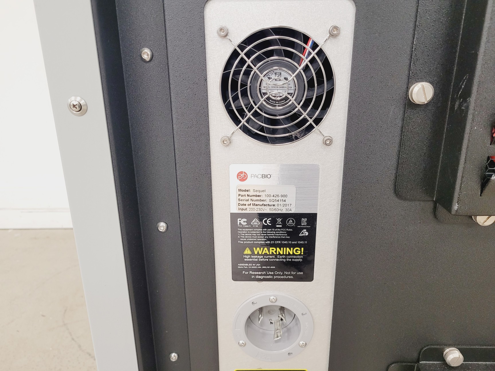 Image of Pacific Biosciences PacBio Sequel DNA Sequencing System