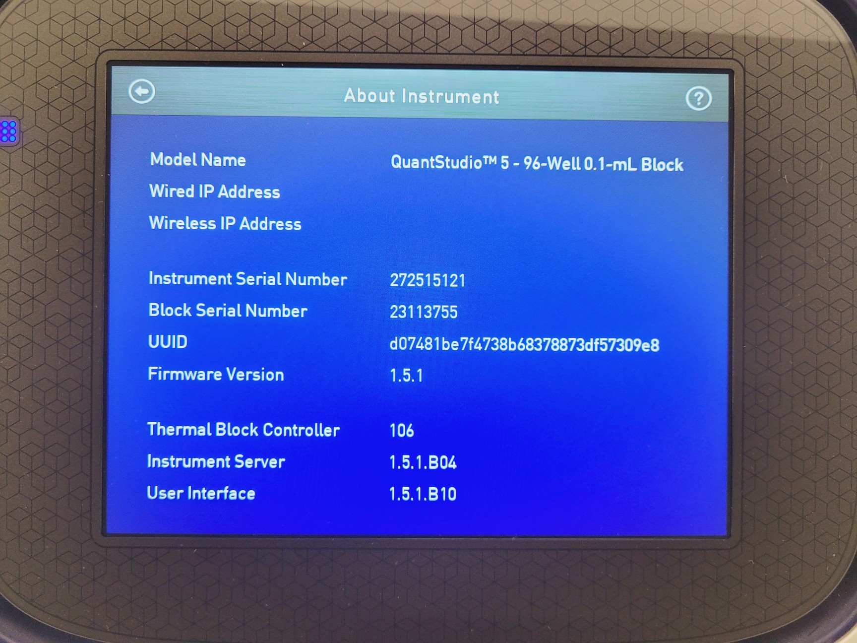 Image of Applied Biosystems QuantStudio 5 RT-PCR 96-Well 2023 0.1mL Block Lab