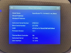 Thumbnail image of Applied Biosystems QuantStudio 5 RT-PCR 96-Well 2023 0.1mL Block Lab