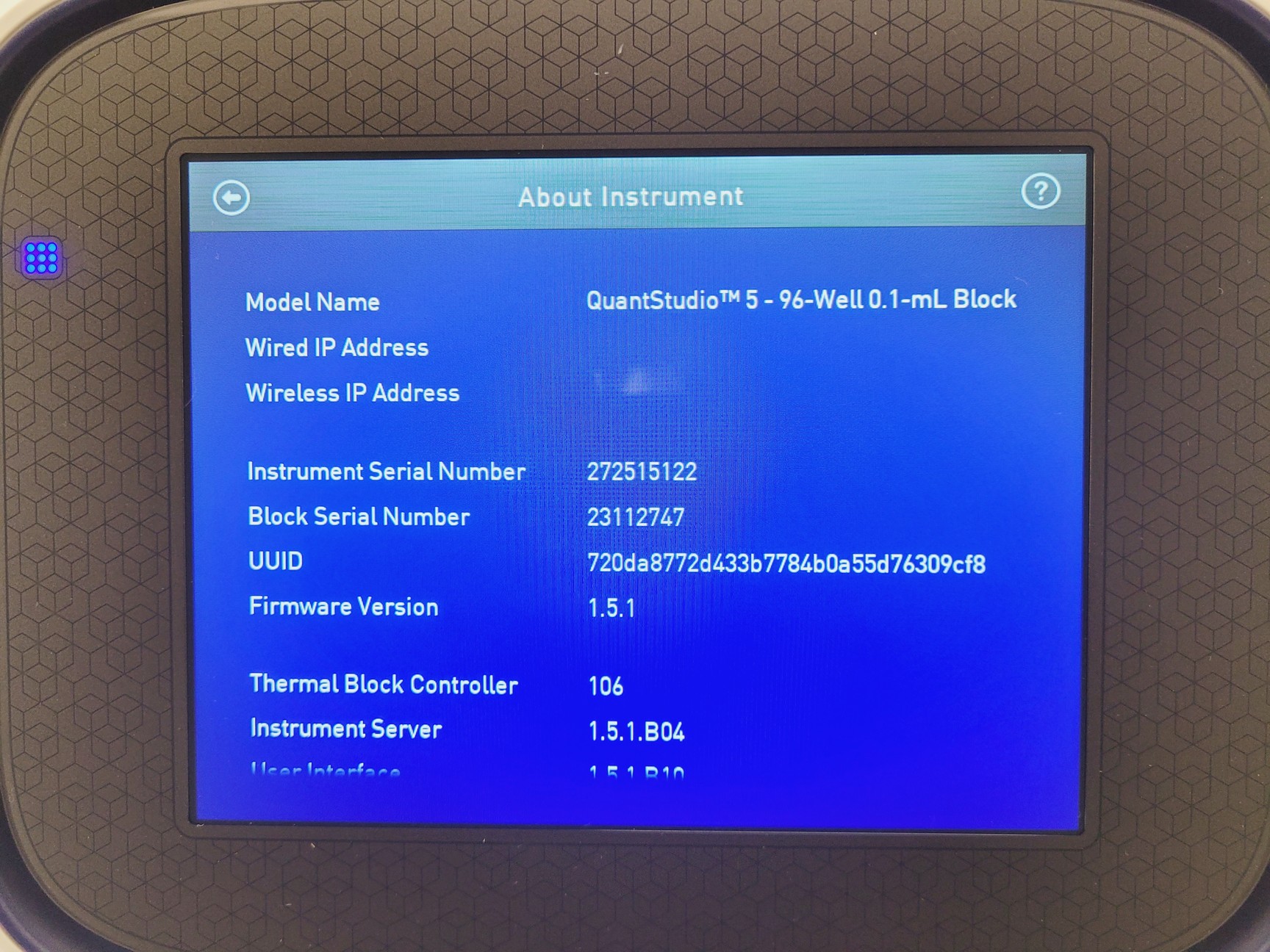 Image of Applied Biosystems QuantStudio 5 2023 RT-PCR 96-Well 0.1mL Block