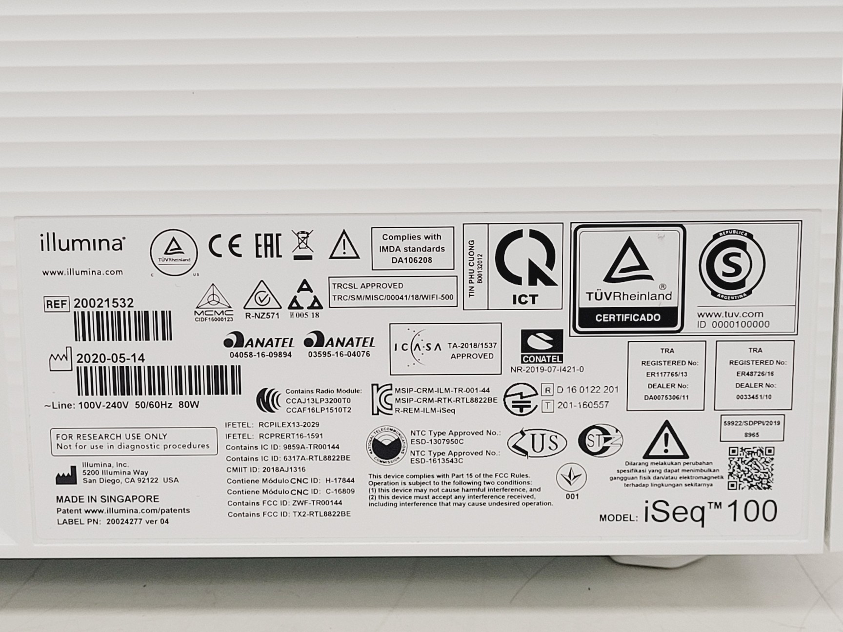 Image of Ilumina iSeq 100 Sequencing System 2020 DNA Sequencer Lab