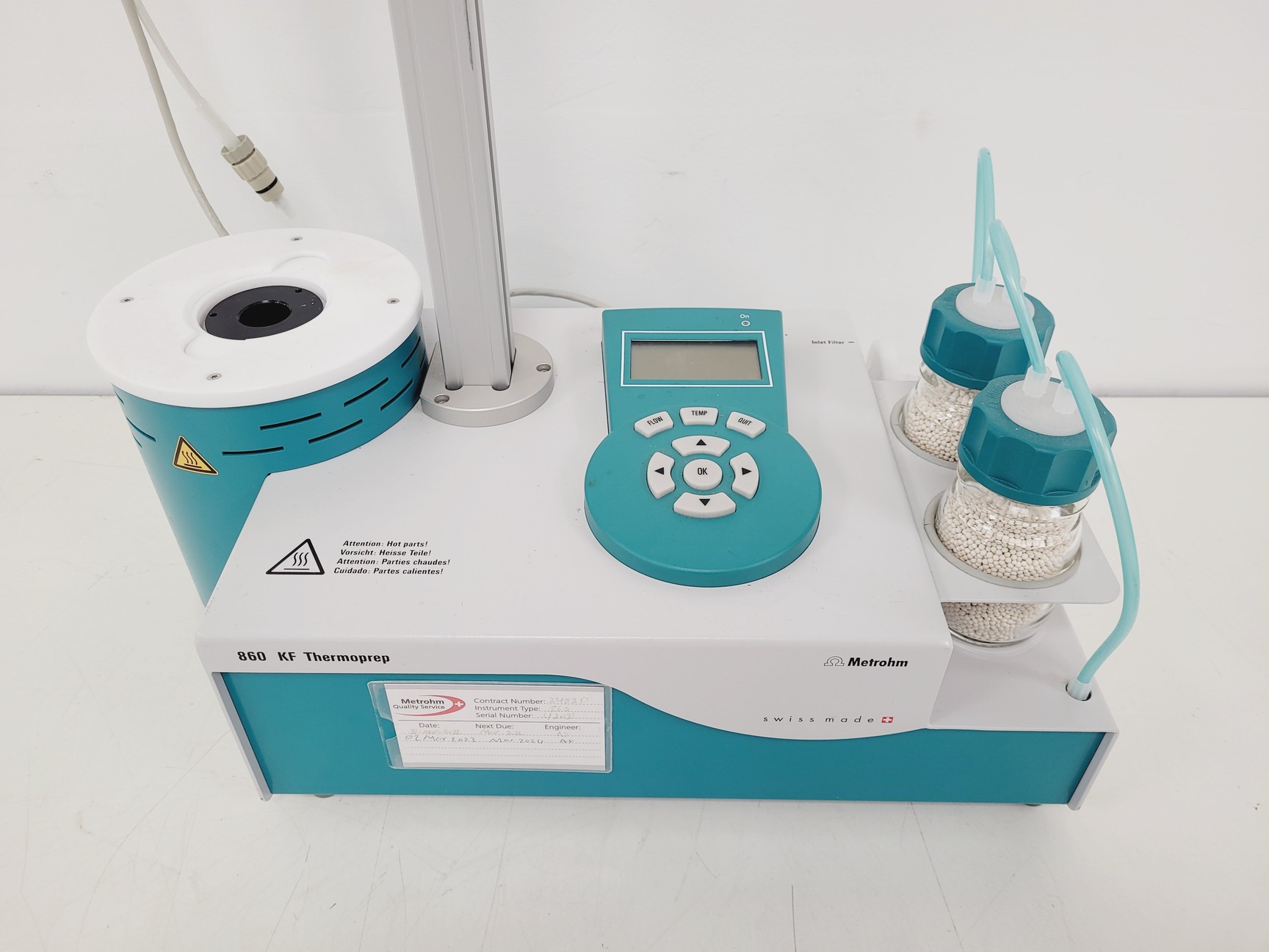 Image of Metrohm 860 KF Thermoprep Thermal Sample Preparation W/ 917 Coulometer Lab 