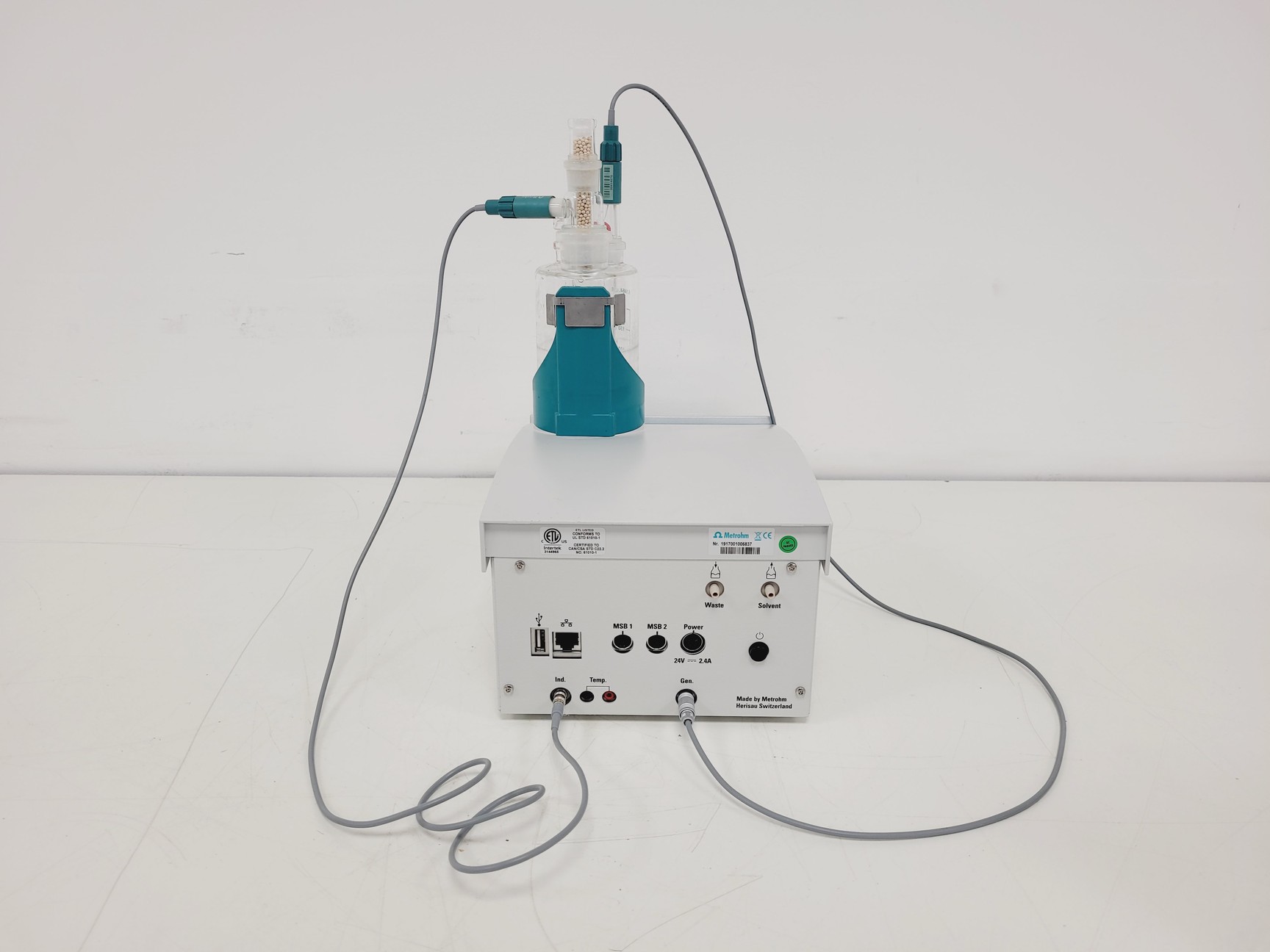 Image of Metrohm 860 KF Thermoprep Thermal Sample Preparation W/ 917 Coulometer Lab 