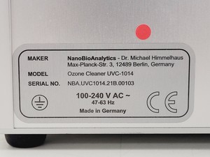 Thumbnail image of NanoBioAnalytics Ozone Cleaner UVC-1014