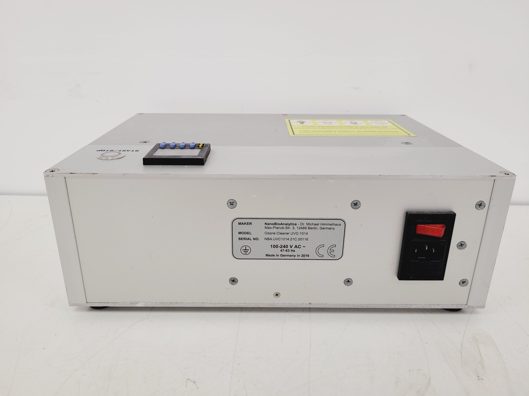 Image of NanoBioAnalytics Ozone Cleaner Model UVC-1014 Lab