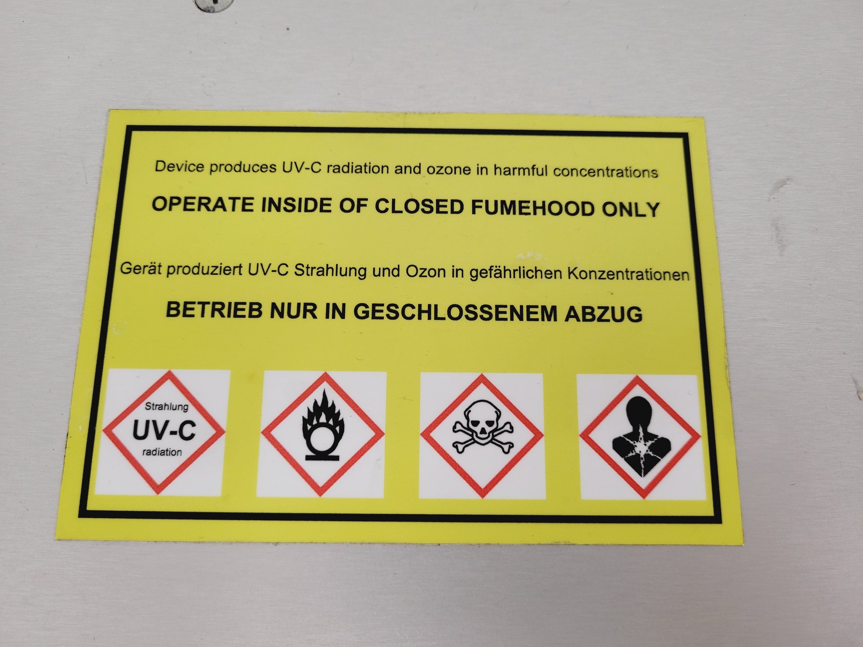 Image of NanoBioAnalytics Ozone Cleaner Model UVC-1014 Lab