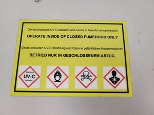 Thumbnail image of NanoBioAnalytics Ozone Cleaner Model UVC-1014 Lab