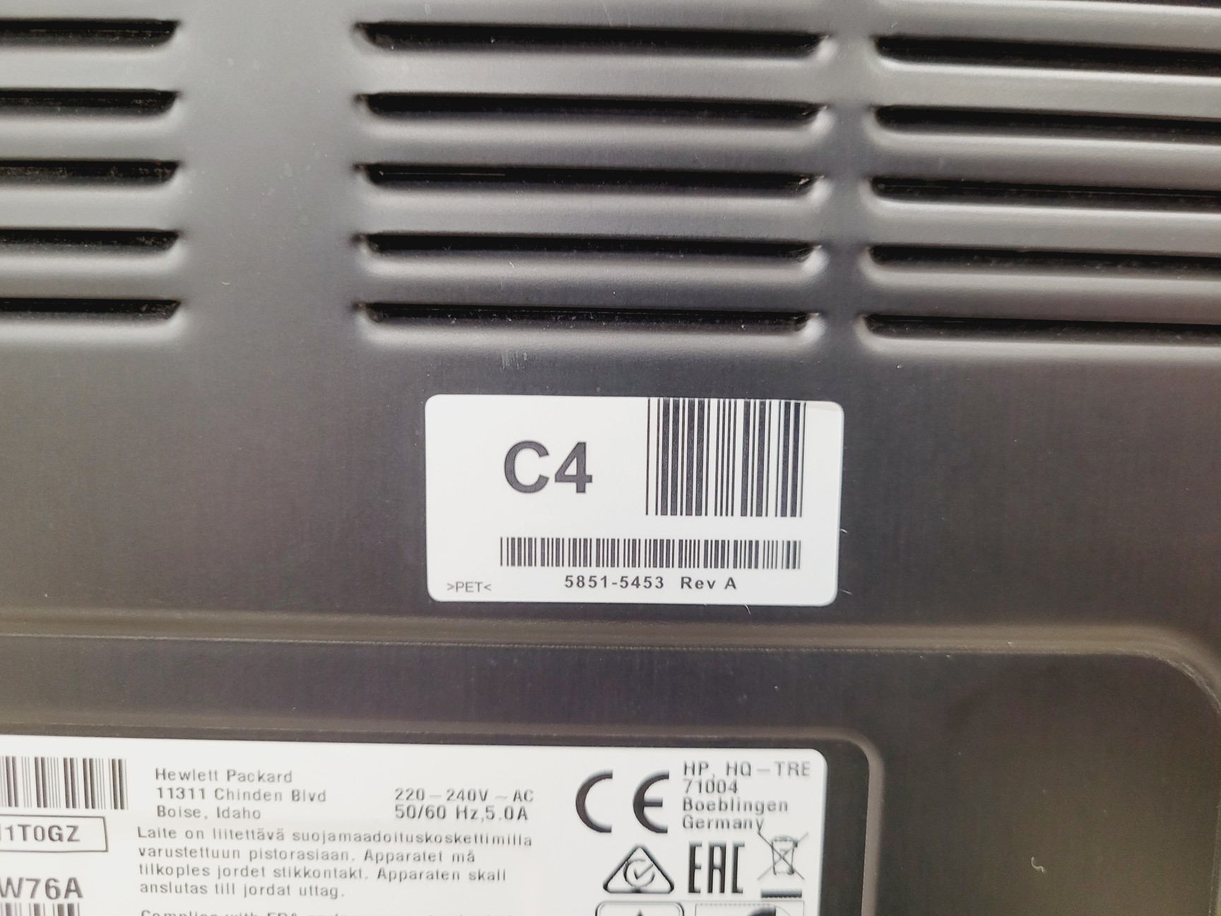 Image of HP Colour Laser Jet Flow MFP M880 Series Printer