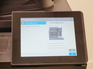 Thumbnail image of HP Colour Laser Jet Flow MFP M880 Series Printer with A2W80A Sorting Machine