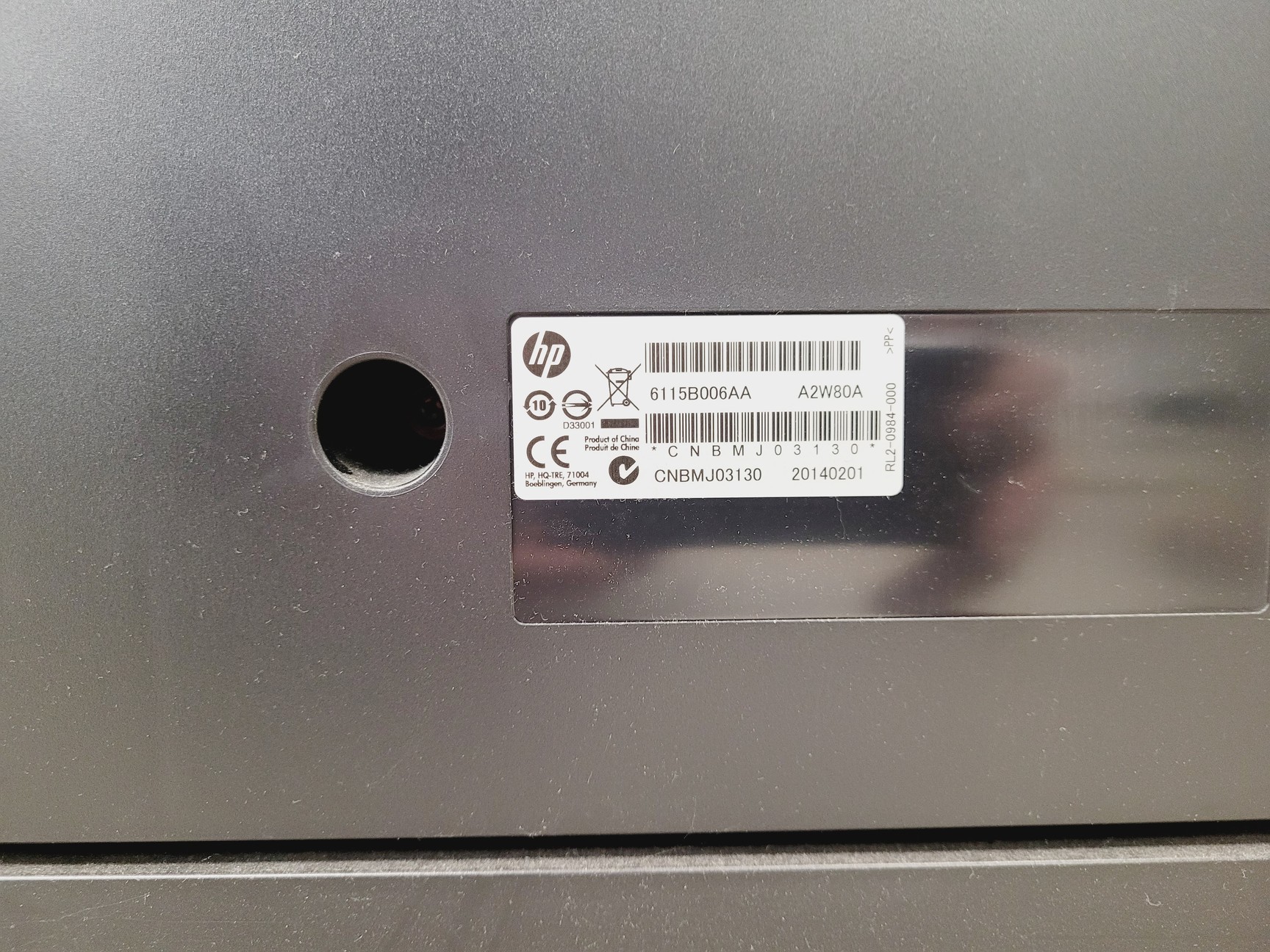 Image of HP Colour Laser Jet Flow MFP M880 Series Printer with A2W80A Sorting Machine