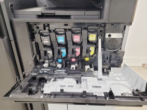 Thumbnail image of HP Colour Laser Jet Flow MFP M880 Series Printer with A2W80A Sorting Machine