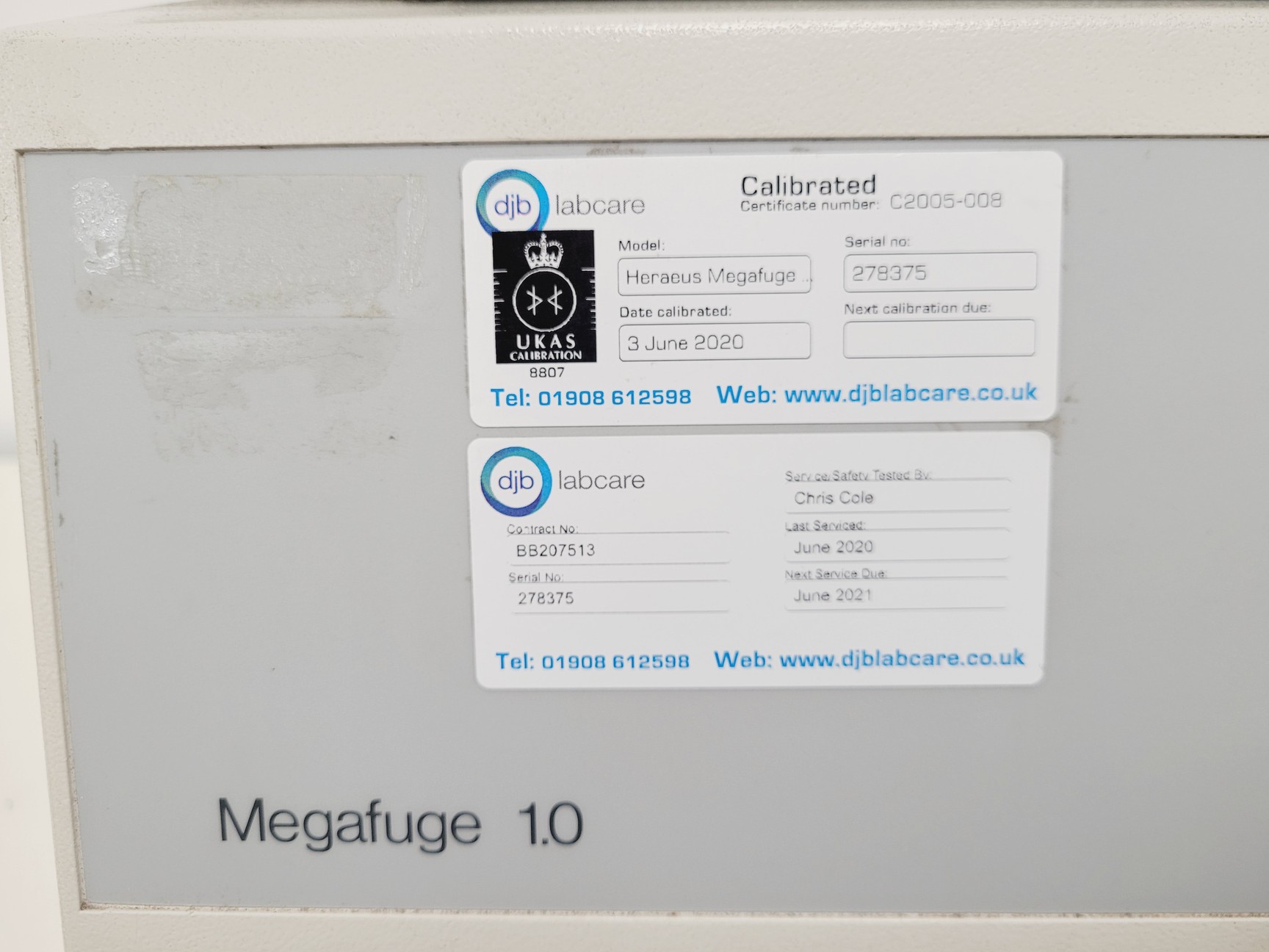 Image of Heraeus Megafuge 1.0