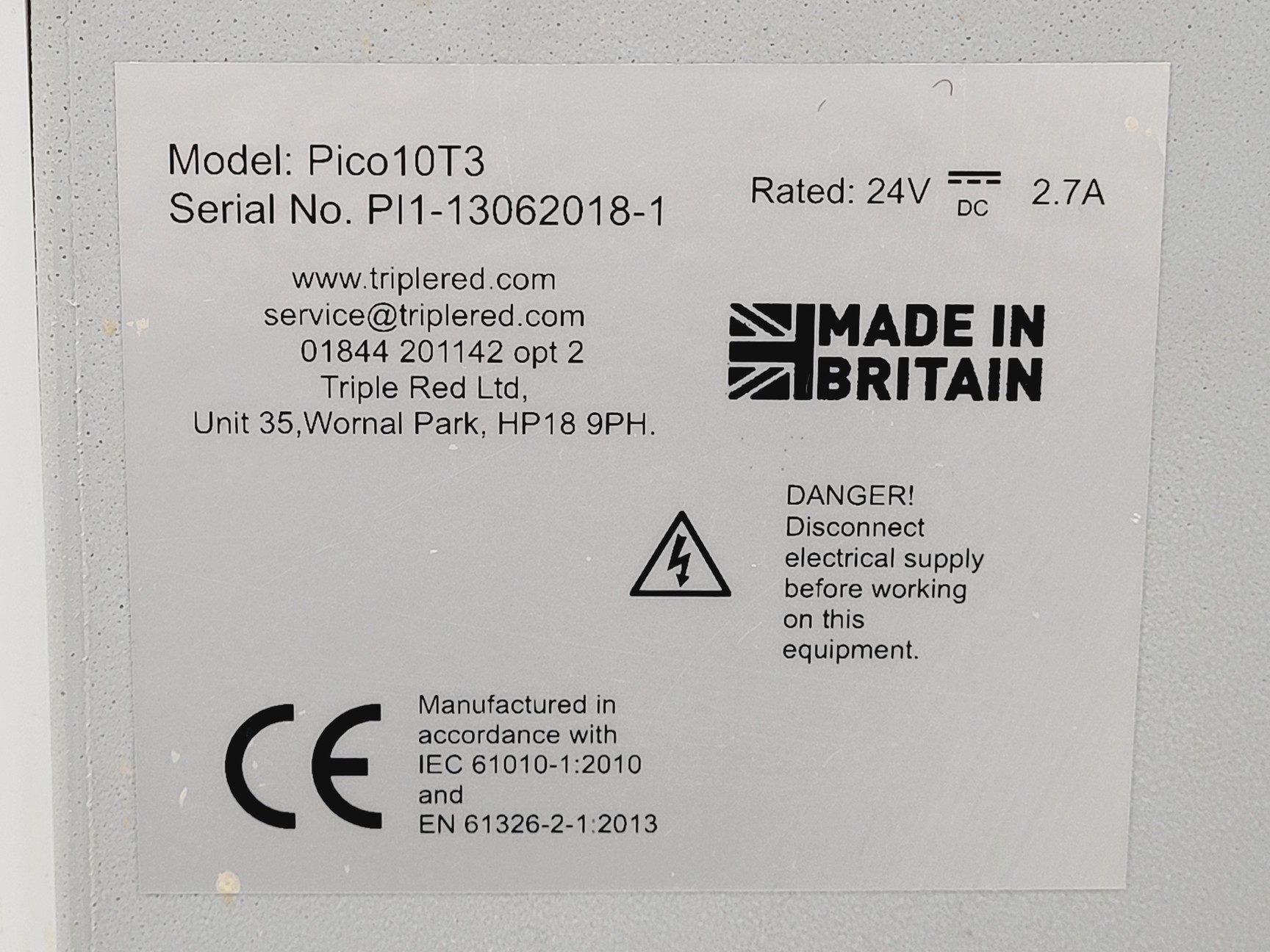 Image of Triple Red Pico10T3 Benchtop Water Purifier