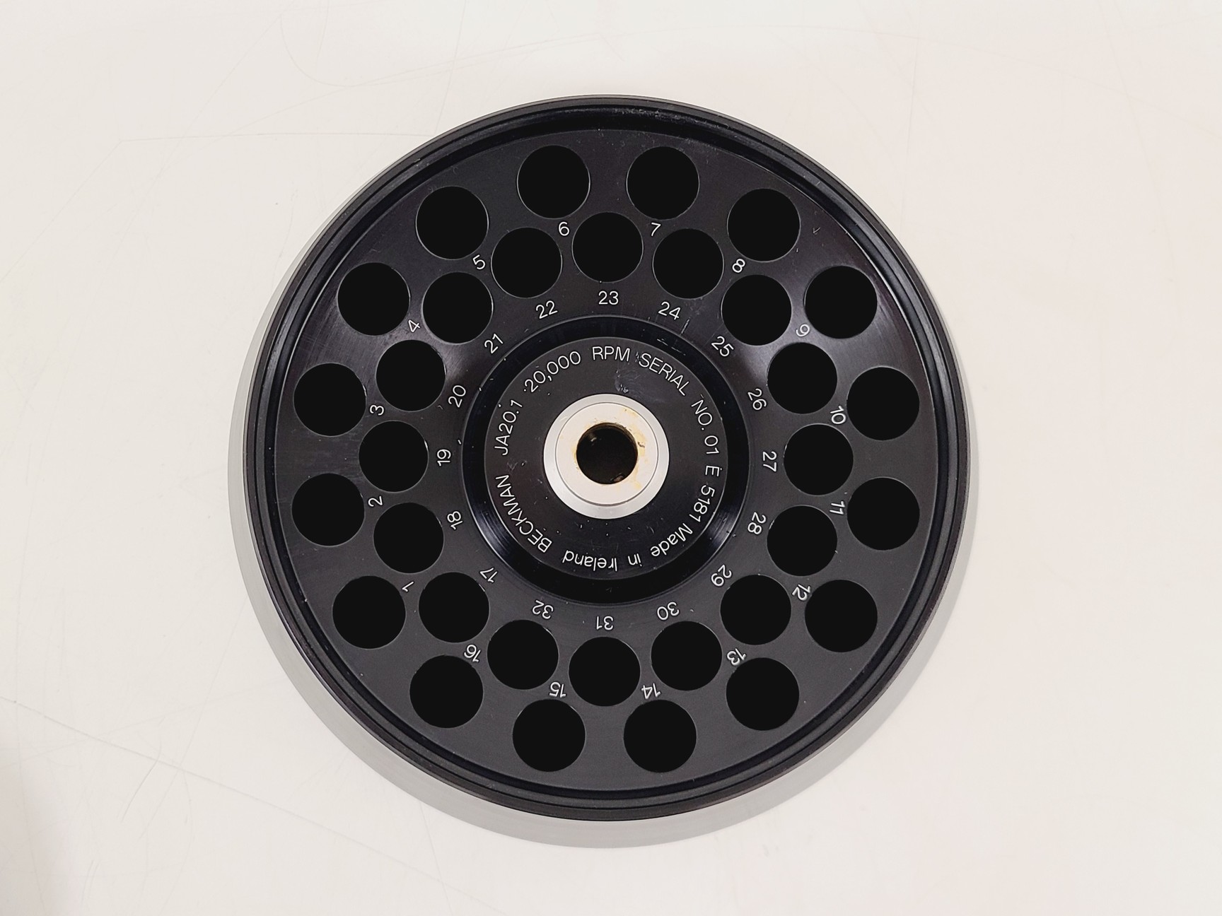 Image of Beckman JA-20.1 Fixed Angle Rotor Spares/Repair 2000 RPM Lab