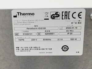 Thumbnail image of Thermo Scientific Heratherm IGS100 Incubator