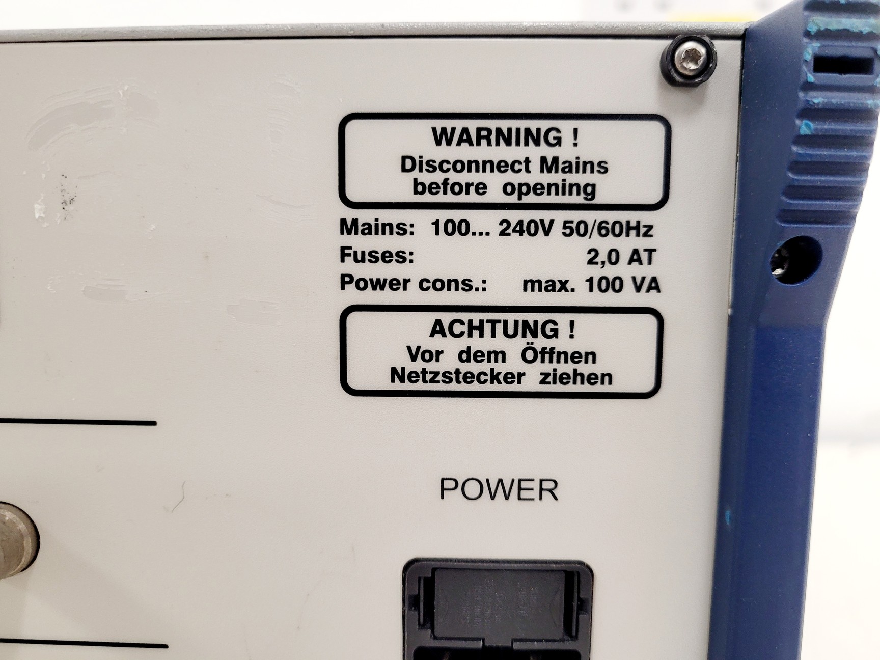 Image of Polytec OFV-5000 Vibrometer Controller W/ Polytec OFV-55v Fiber Vibrometer