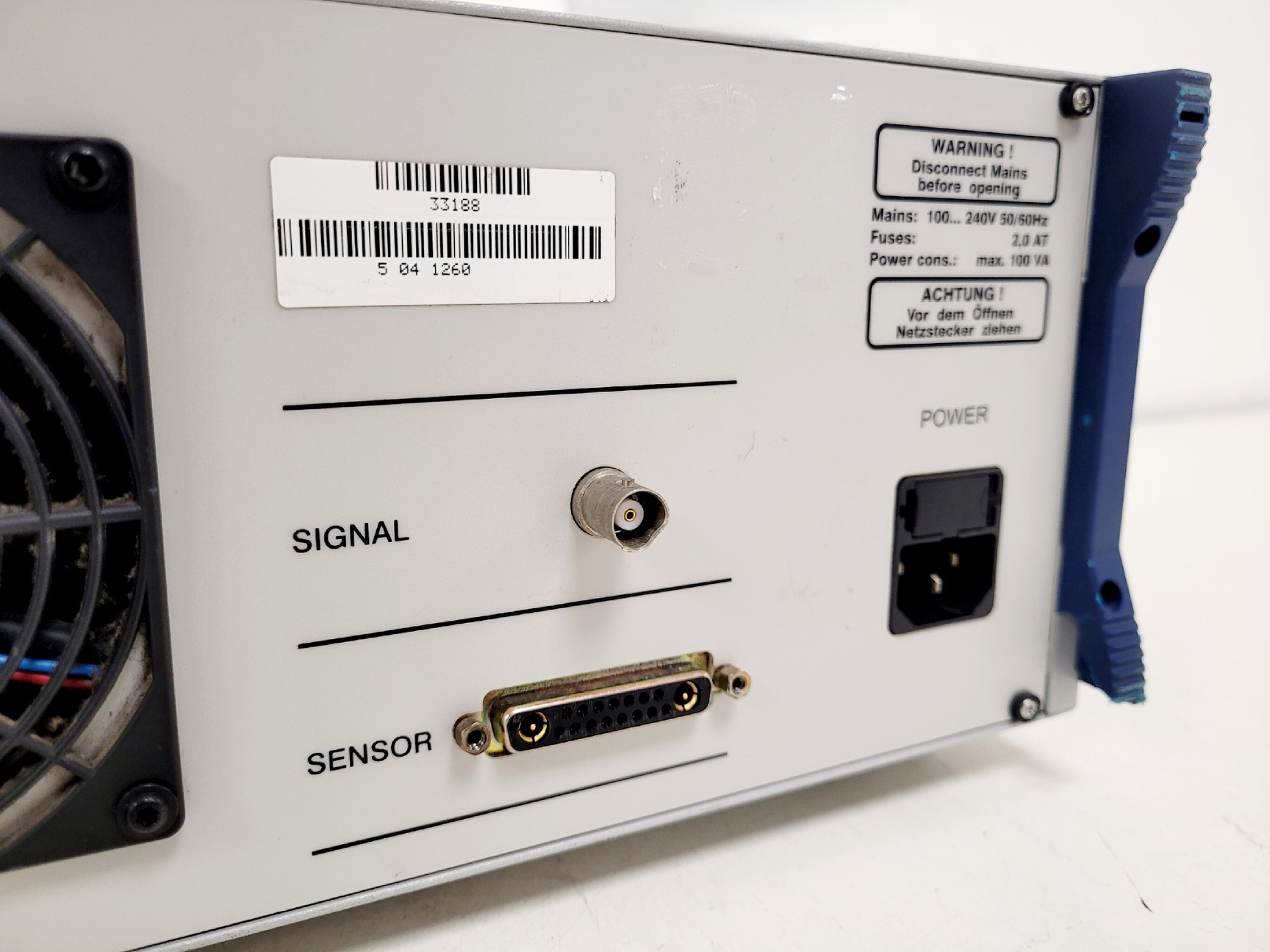 Image of Polytec OFV-5000 Vibrometer Controller W/ Polytec OFV-55v Fiber Vibrometer