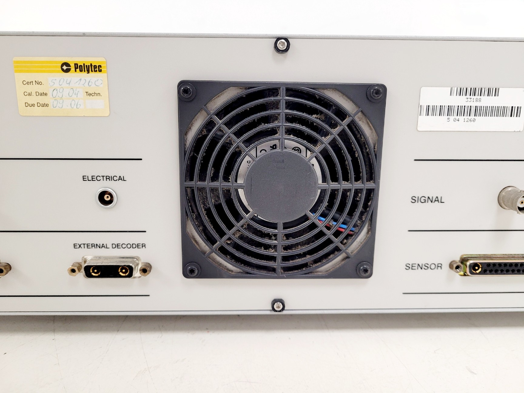 Image of Polytec OFV-5000 Vibrometer Controller W/ Polytec OFV-55v Fiber Vibrometer