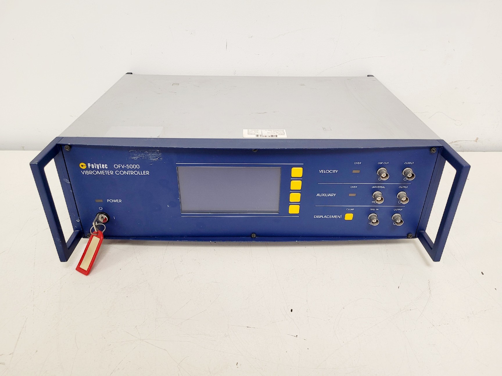 Image of Polytec OFV-5000 Vibrometer Controller W/ Polytec OFV-55v Fiber Vibrometer
