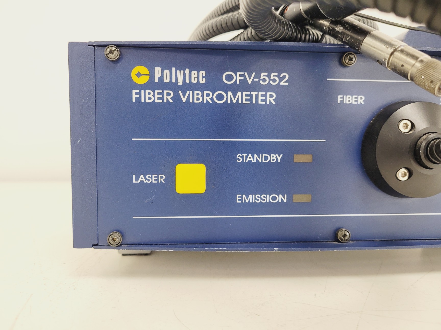 Image of Polytec OFV-5000 Vibrometer Controller W/ Polytec OFV-55v Fiber Vibrometer