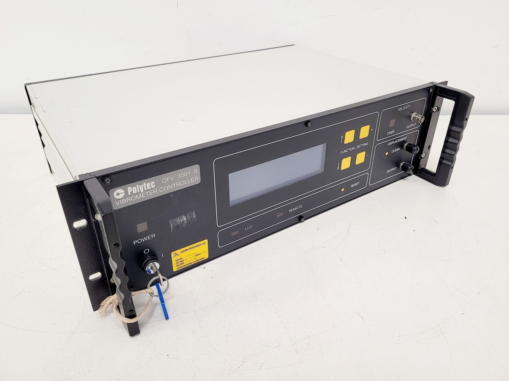 Image of 2 x Polytec OFV 056 Vibrometer Scanning Heads W/ OFV 3001S Controller and PCs