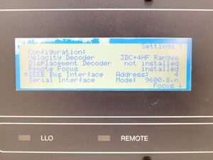 Thumbnail image of 2 x Polytec OFV 056 Vibrometer Scanning Heads W/ OFV 3001S Controller and PCs