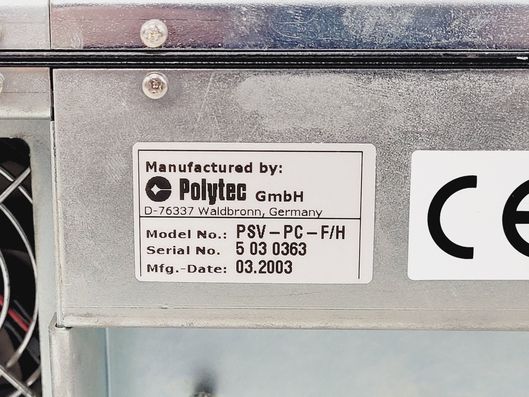 Image of 2 x Polytec OFV 056 Vibrometer Scanning Heads W/ OFV 3001S Controller and PCs