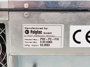 Thumbnail image of 2 x Polytec OFV 056 Vibrometer Scanning Heads W/ OFV 3001S Controller and PCs