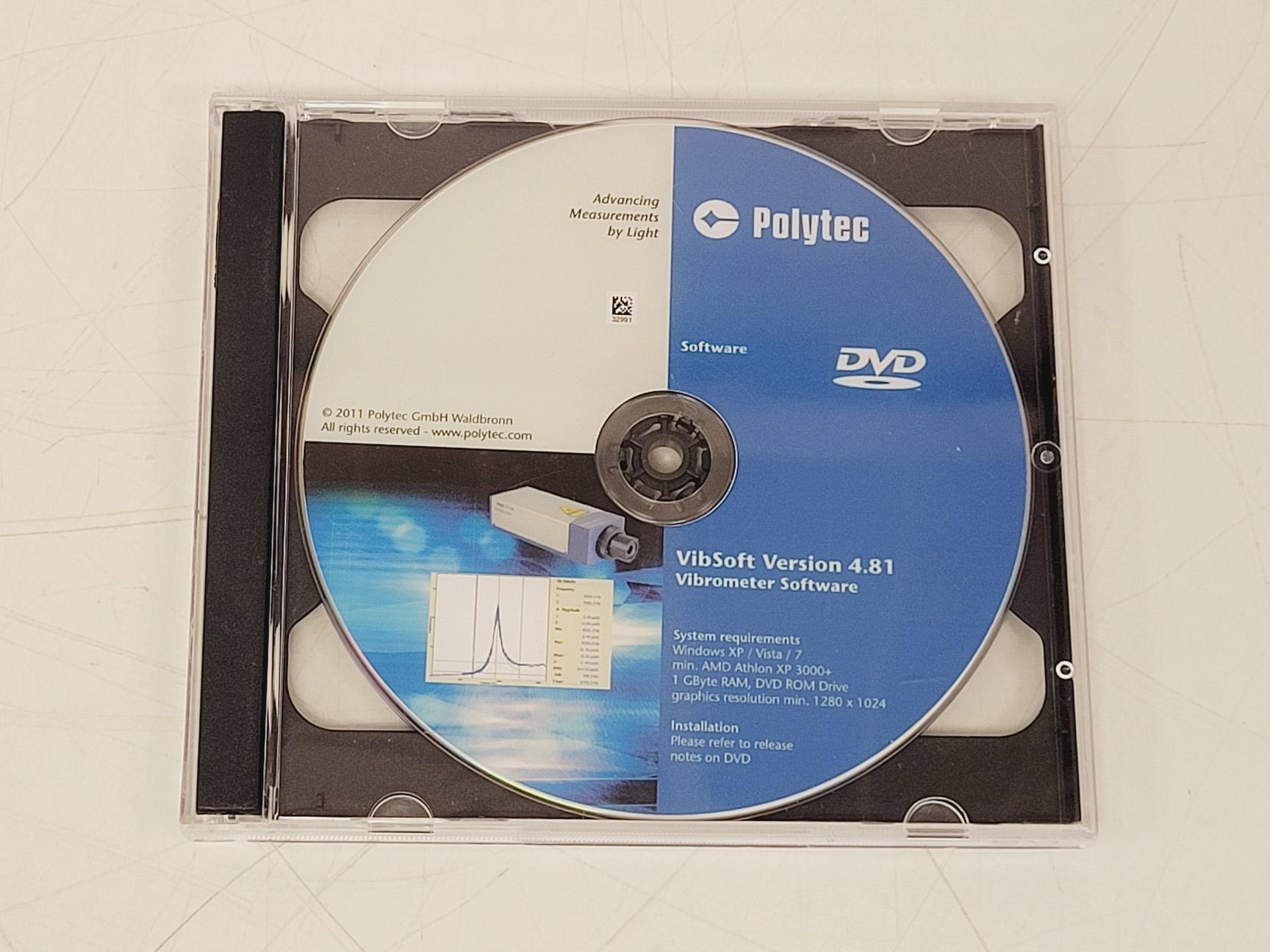 Image of 2 x Polytec OFV 056 Vibrometer Scanning Heads W/ OFV 3001S Controller and PCs