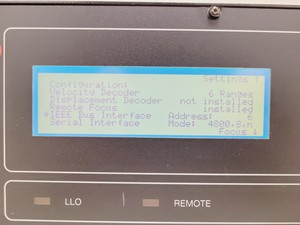 Thumbnail image of Polytec OFV 3001 S Vibrometer Controller Spares/Repair