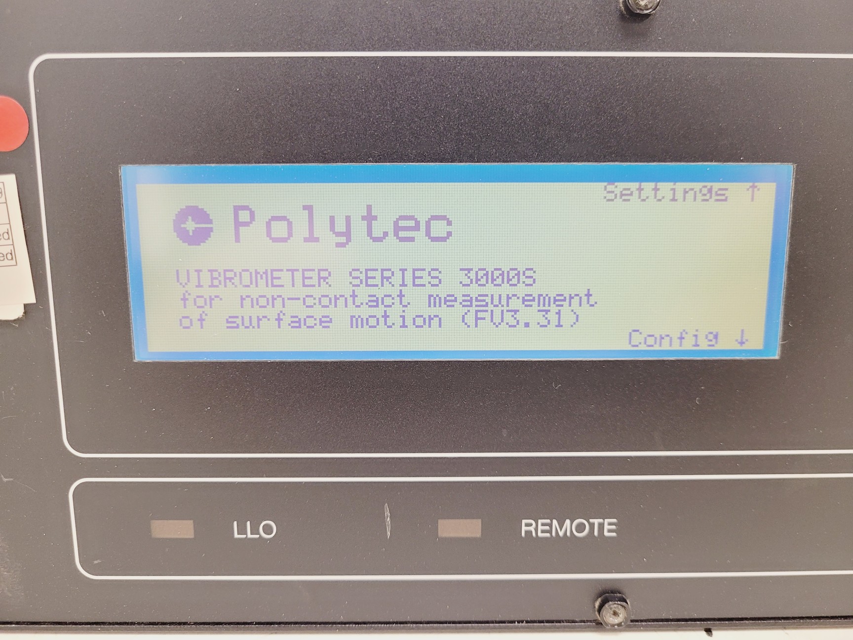 Image of Polytec OFV 3001 S Vibrometer Controller Spares/Repair