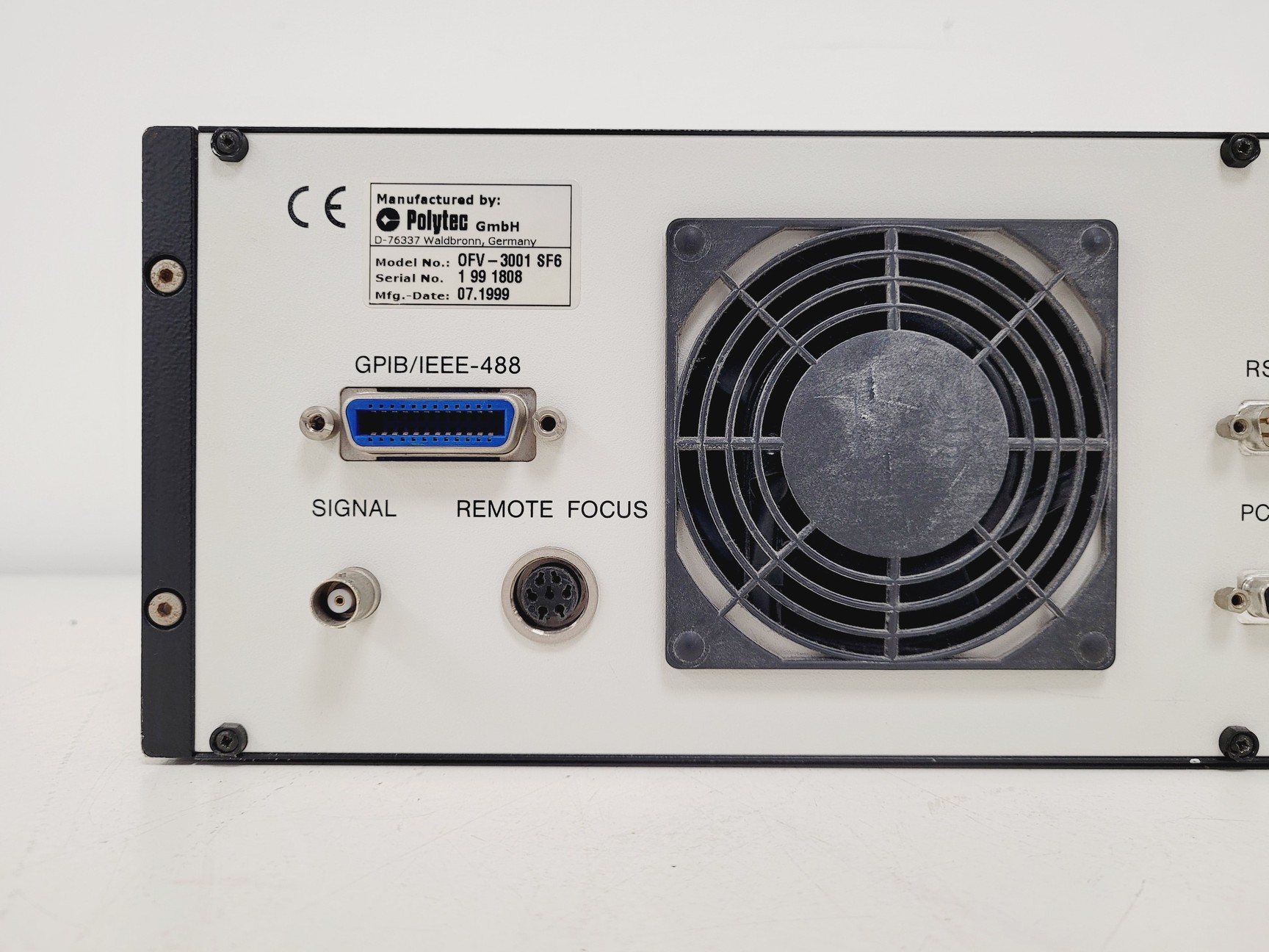 Image of Polytec OFV 3001 S Vibrometer Controller Spares/Repair