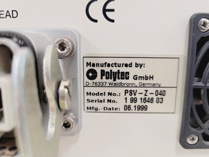 Thumbnail image of Polytec PSV-Z-040-F Scanning Vibrometer Spares/Repair