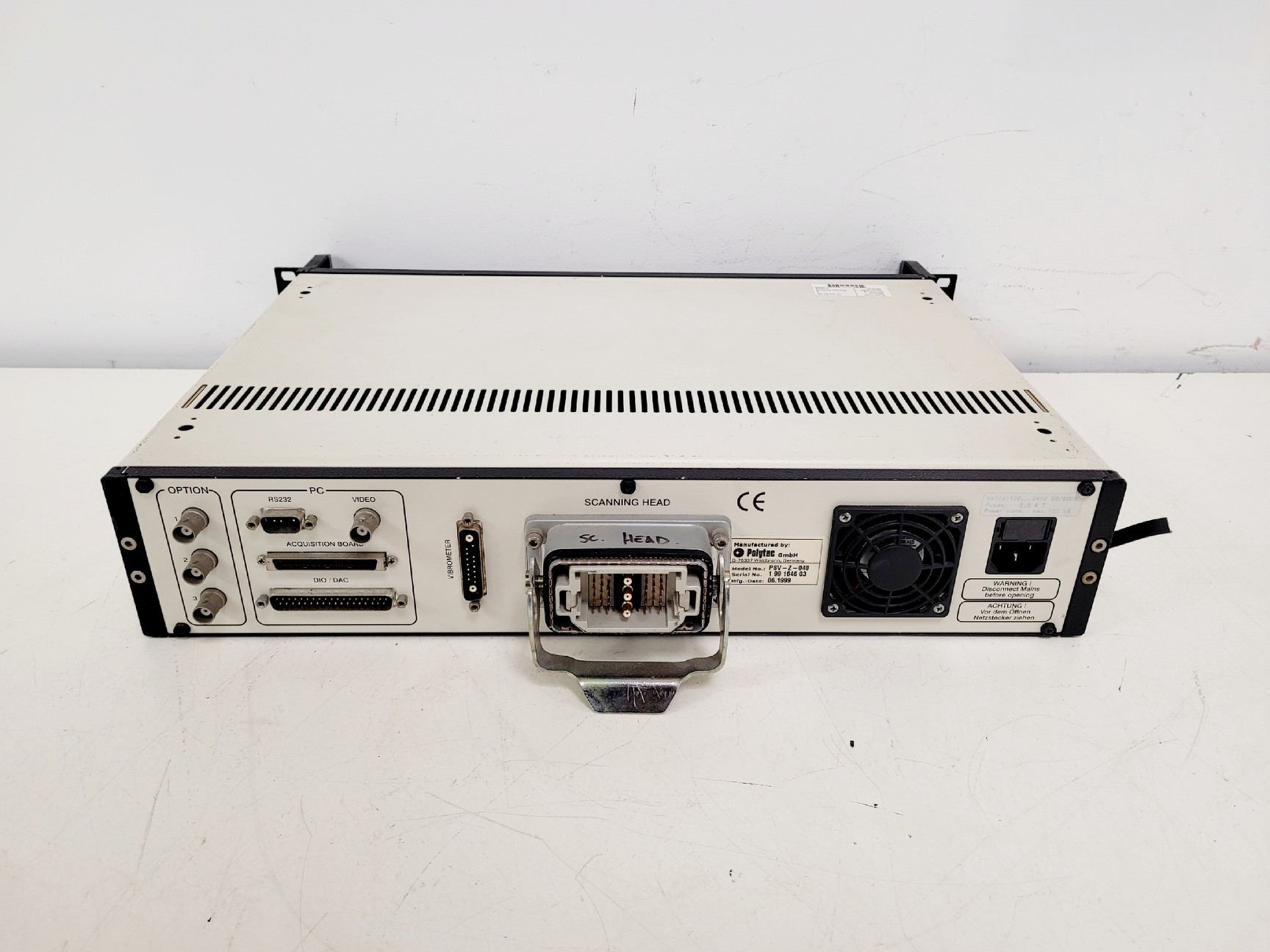 Image of Polytec PSV-Z-040-F Scanning Vibrometer Spares/Repair