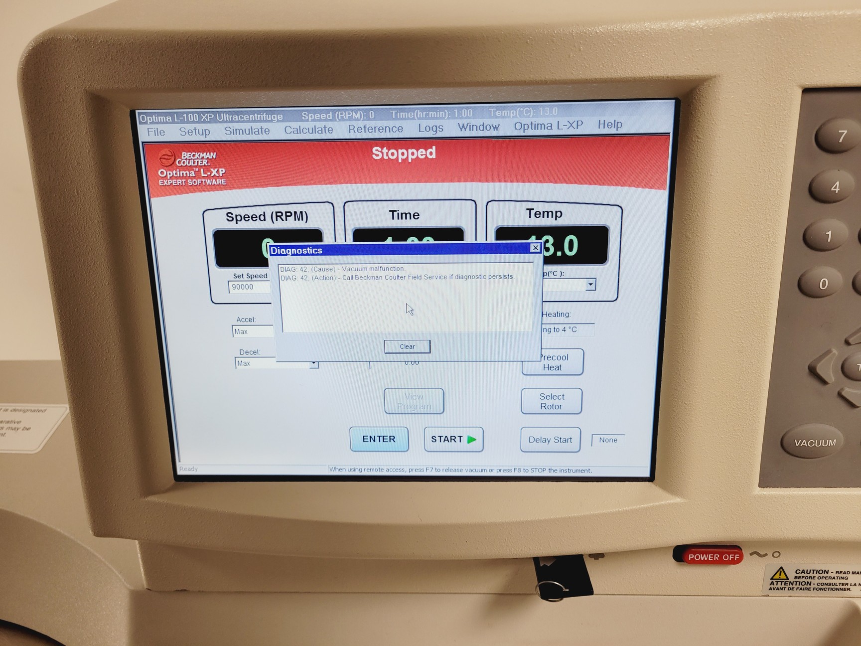 Image of Beckman Coulter Optima L-100 XP Ultra Centrifuge
