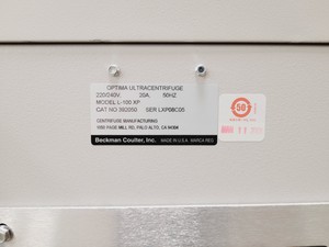 Thumbnail image of Beckman Coulter Optima L-100 XP Ultra Centrifuge