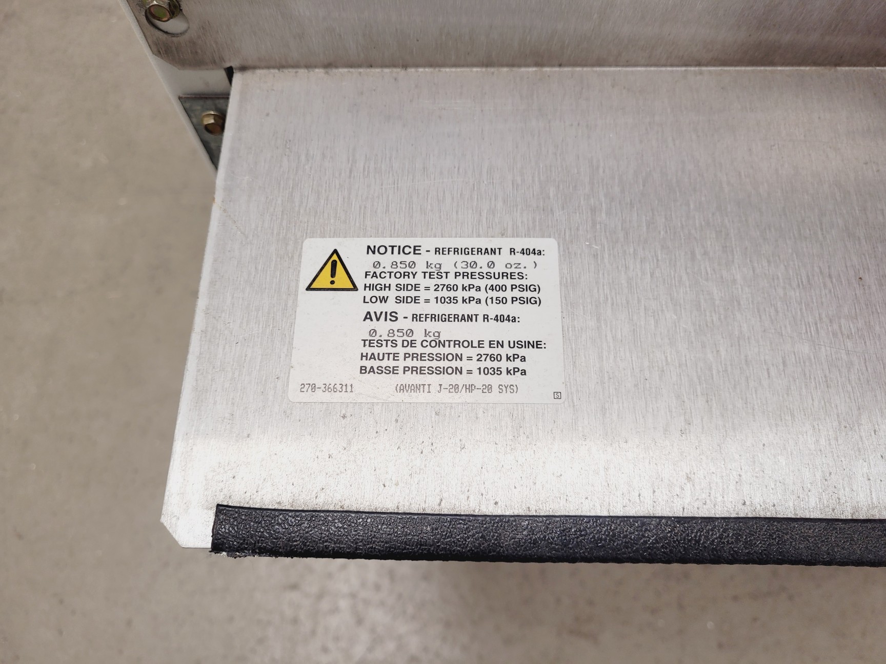 Image of Beckman Avanti J-20I Centrifuge