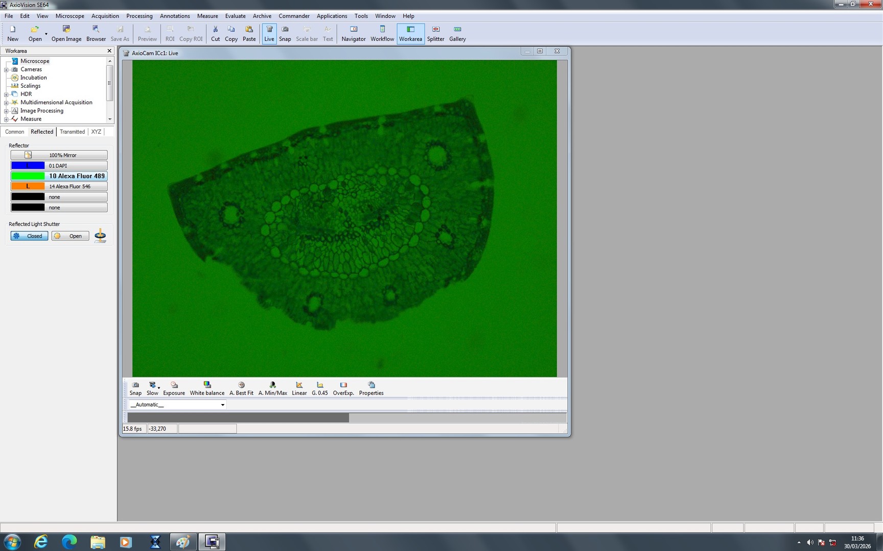 Image of Zeiss PALM MicroBeam System with PC & Software