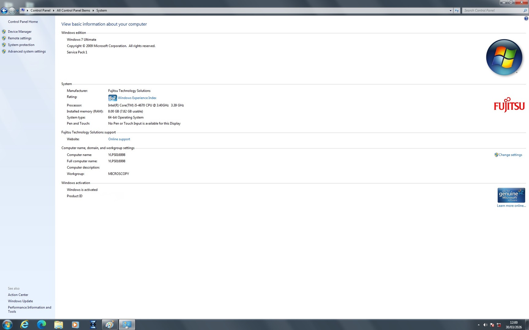Image of Zeiss PALM MicroBeam System with PC & Software