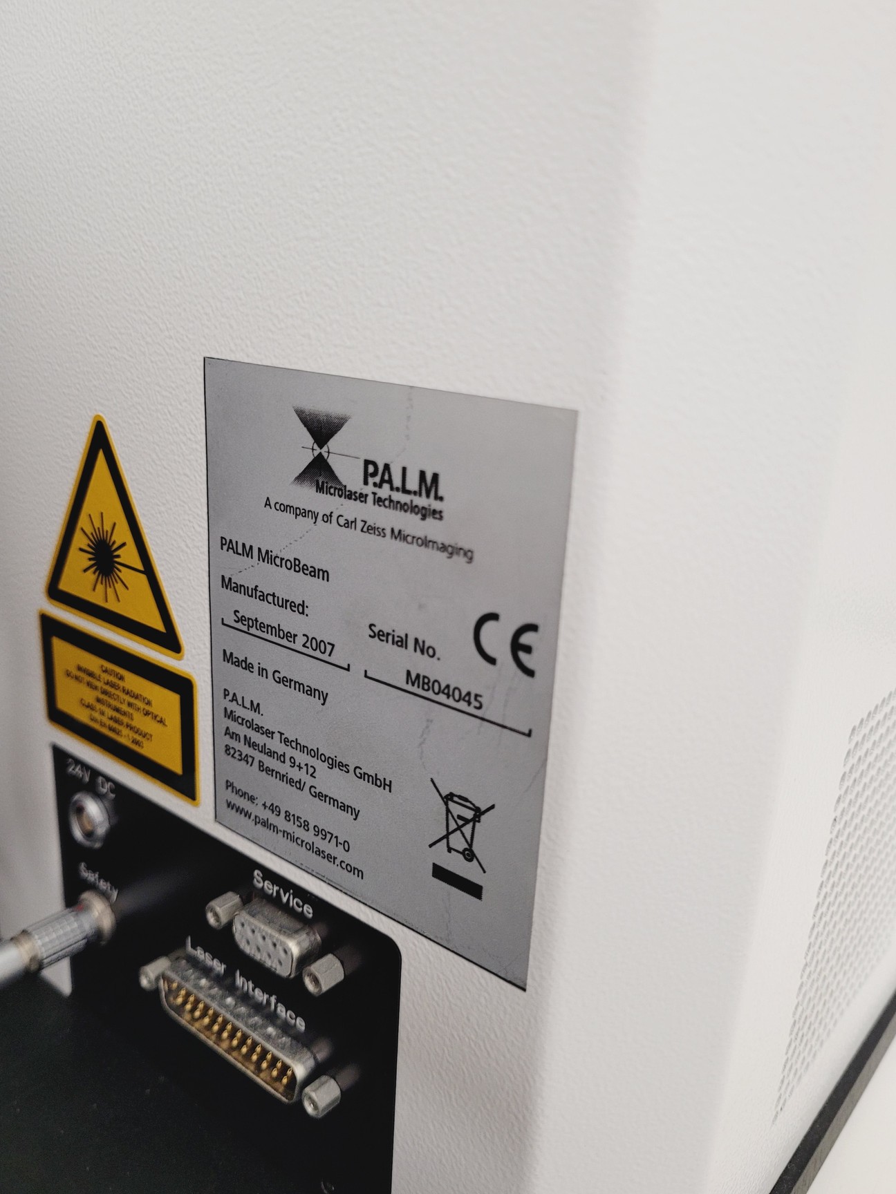 Image of Zeiss PALM MicroBeam System with PC & Software