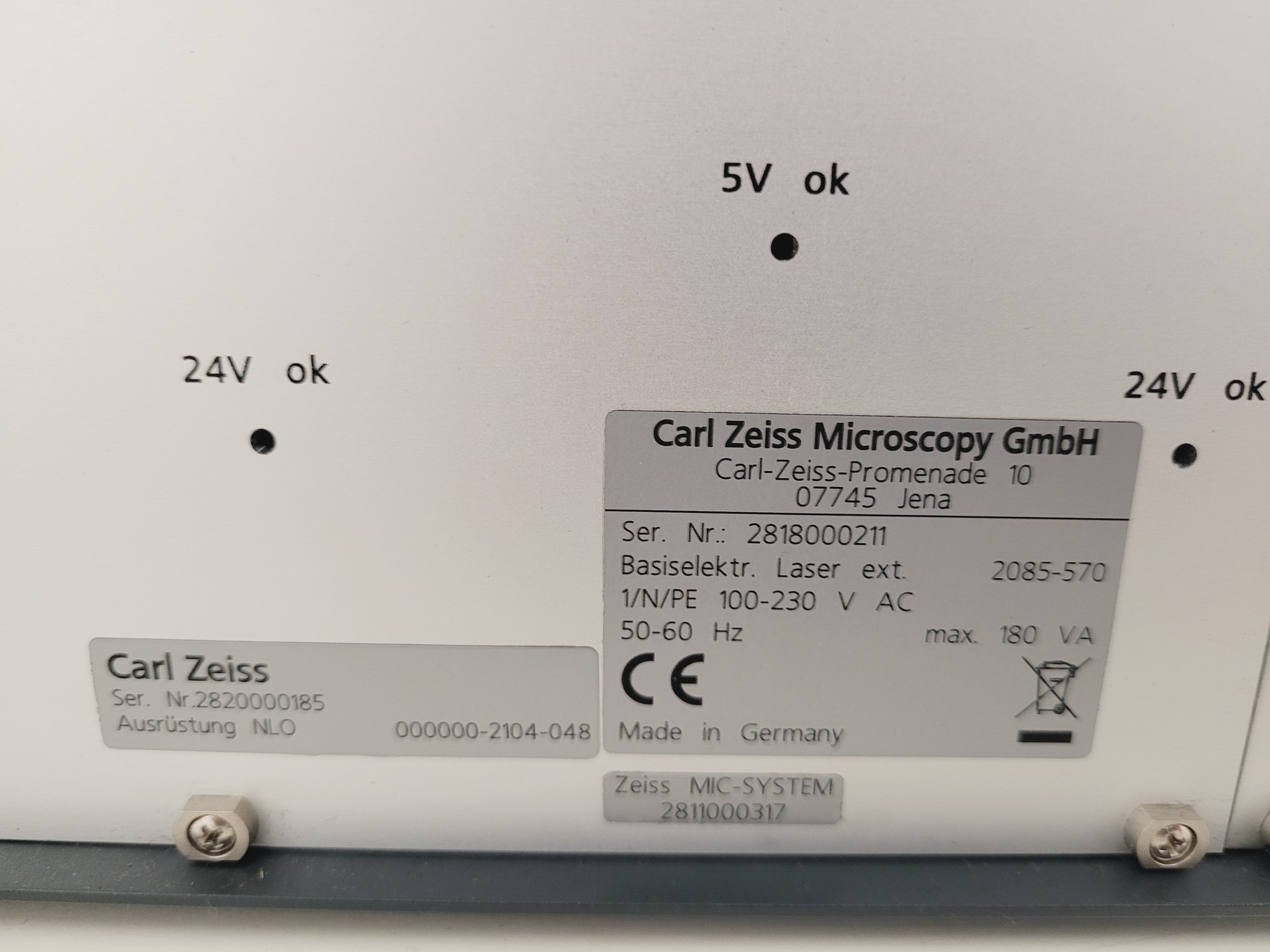 Image of Zeiss LSM 880 Confocal Microscope System with Airyscan & Environmental Control