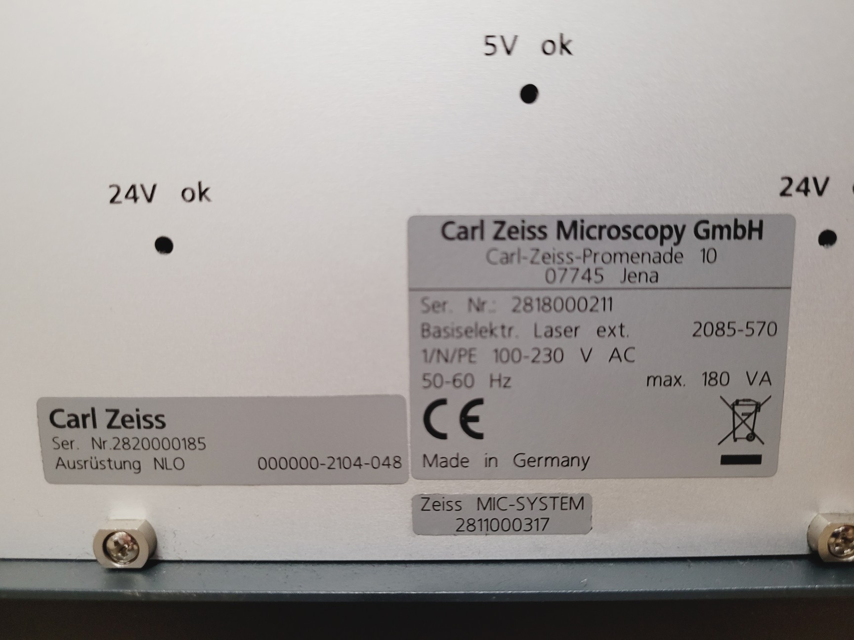 Image of Zeiss LSM 880 Confocal Microscope System with Airyscan & Environmental Control