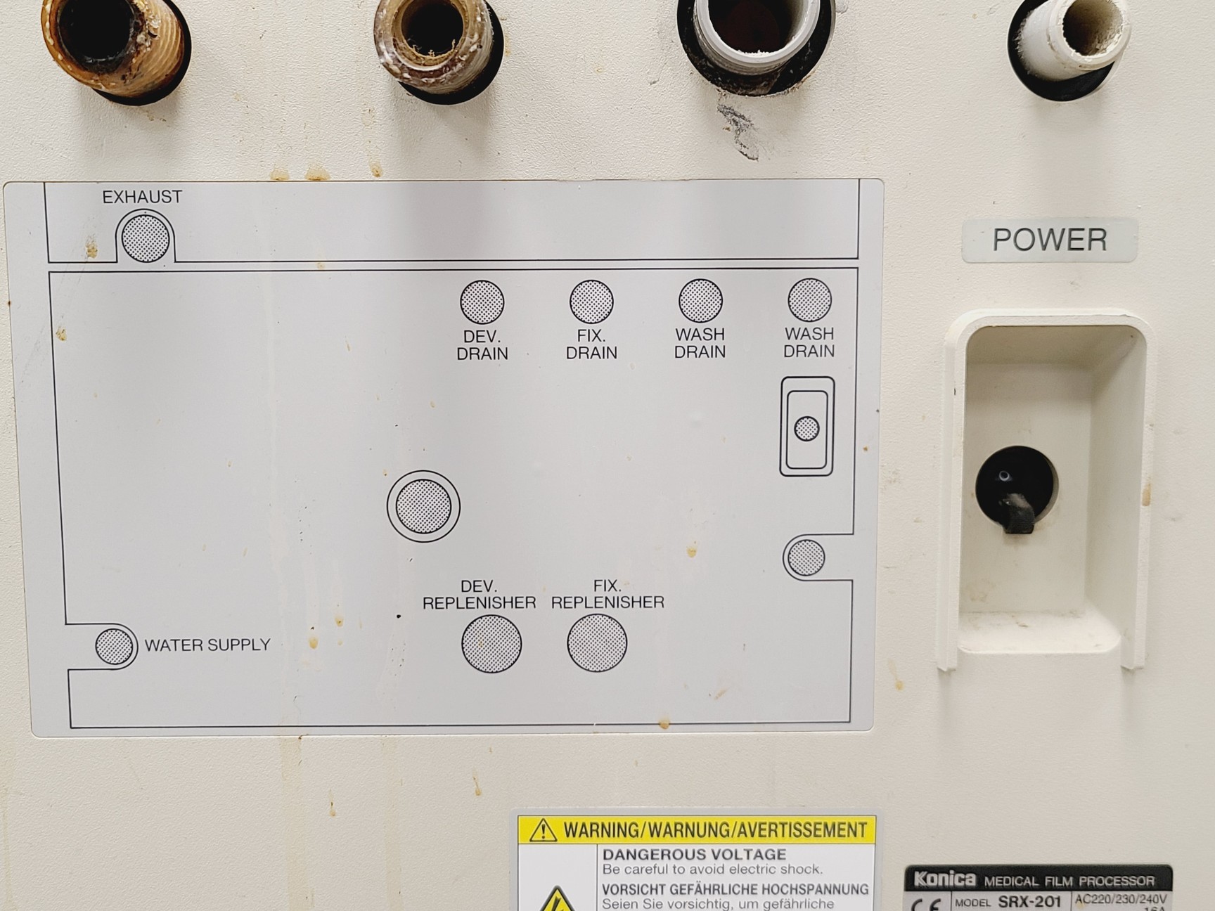 Image of Konica Medical Film Processor Model SRX-201 Spares/Repair Lab