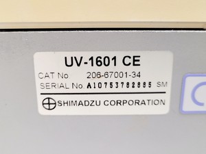 Thumbnail image of Shimadzu UV-1601 UV-VIS Spectrophotometer