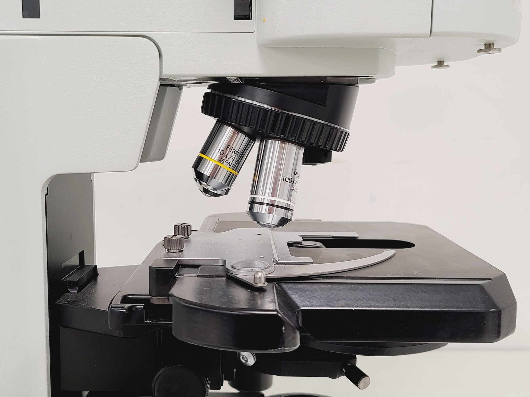 Image of Olympus BX51 Microscope w. 2x pE-100 CoolLED Heads and Combiner