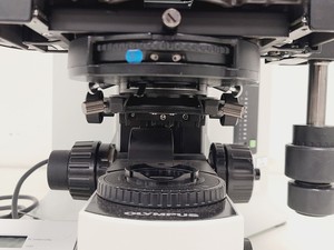 Thumbnail image of Olympus BX51 Microscope w. 2x pE-100 CoolLED Heads and Combiner