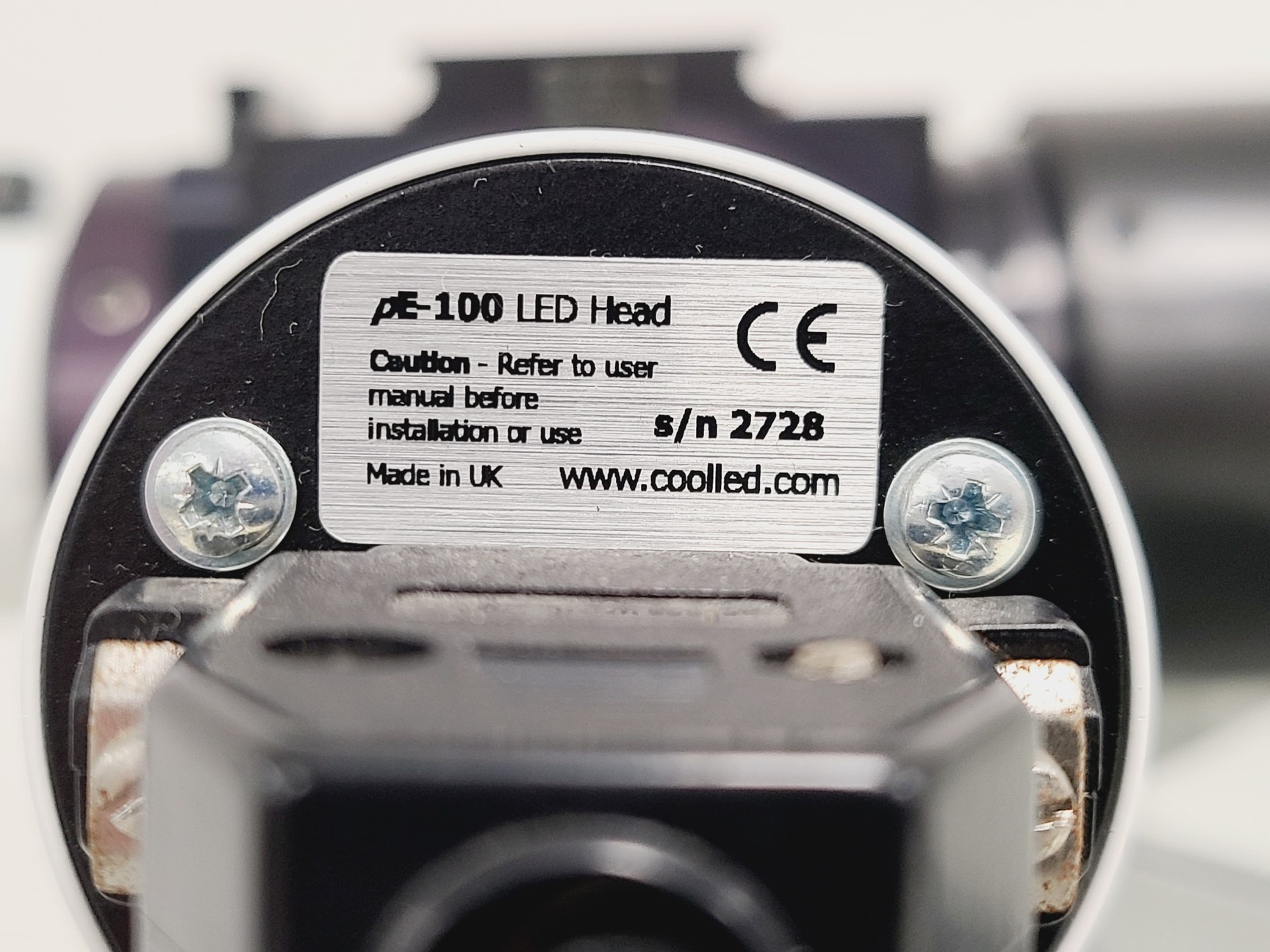 Image of Olympus BX51 Microscope w. 2x pE-100 CoolLED Heads and Combiner
